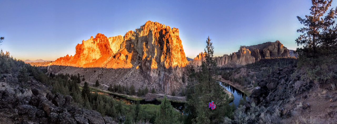 Smith Rock in Oregon, USA